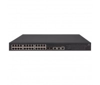 Коммутатор HP 1950-24G-2SFP+-2XGT-PoE+ Switch (24x10/100/1000 RJ-45 PoE+ + 2x1G/10G RJ-45 + 2x1G/10G SFP+, web-managed, PoE 370W, 19") (JG962A#ABB)